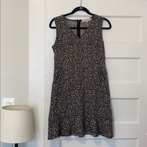 LOFT fit and flare dress with pockets